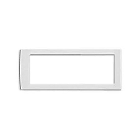 Рамка универсальная 6 модулей серый металлик