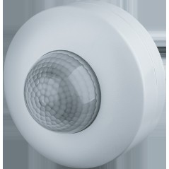 Датчик движения ИК потолочный 1200w 360 градусов 12м IP33 белый
