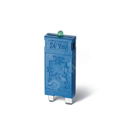 Модуль индикации и защиты, зеленый LED + варистор, 110...240В AC/DC