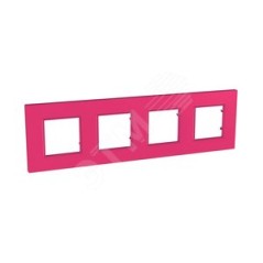 Unica Quadro Рамка 4 поста малина