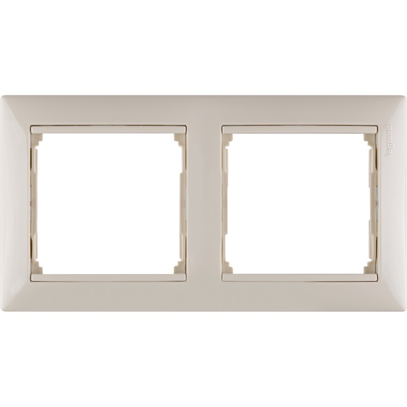 VALENA Рамка 2 поста горизонтальная слоновая кость