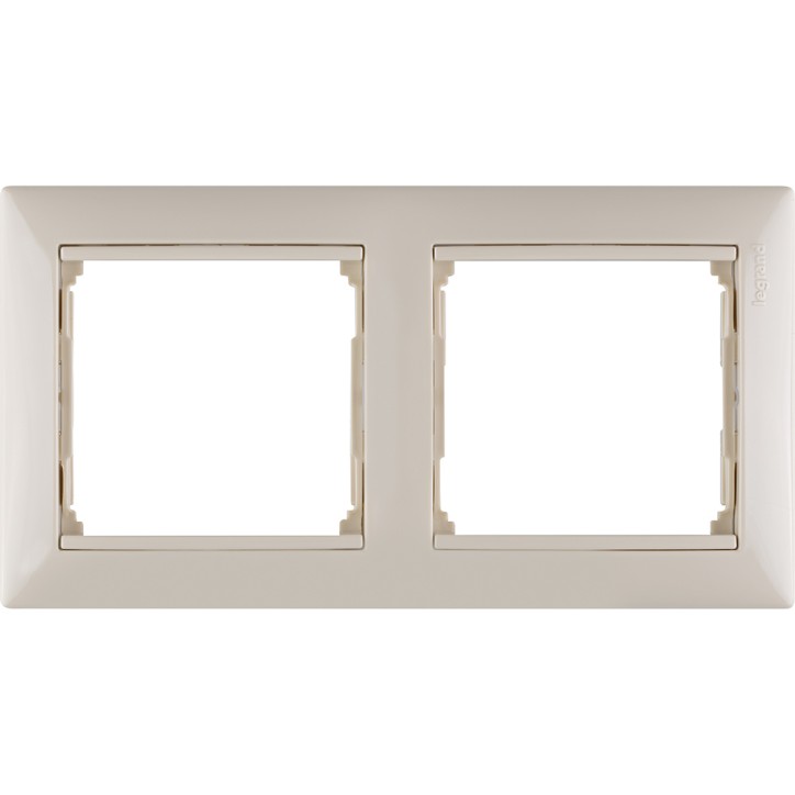 VALENA Рамка 2 поста горизонтальная слоновая кость