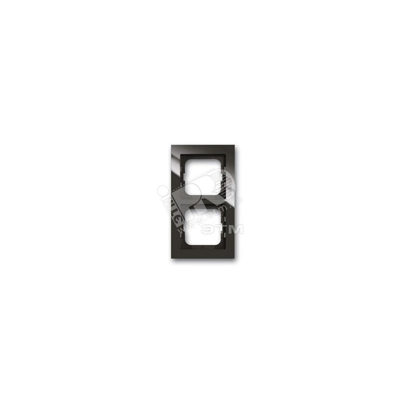 AXCENT Рамка 2 поста chateau-black