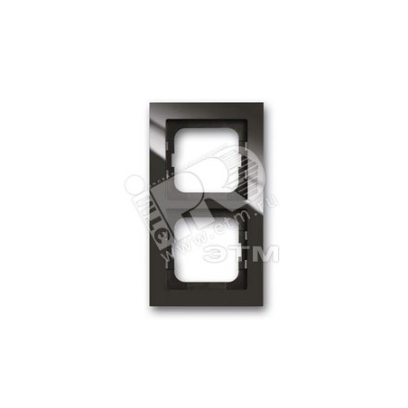 AXCENT Рамка 2 поста chateau-black