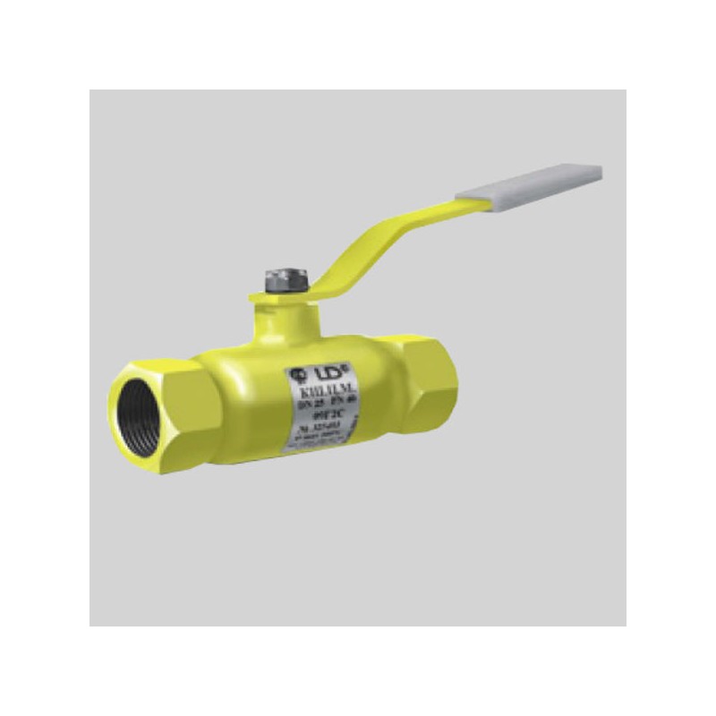Кран шаровой стальной цельносварной полнопроходной муфтовый КШ.Ц.М.GAS.015.040.П/П.02 для газообразных сред ДУ 15 РУ 40