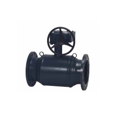 Кран шаровой DN200 PN25 WG (с редуктором, стандартный проход) c фланцами