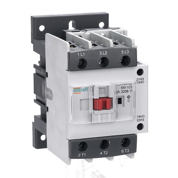 Контактор КМ-103 50А катушка управления 220В AC