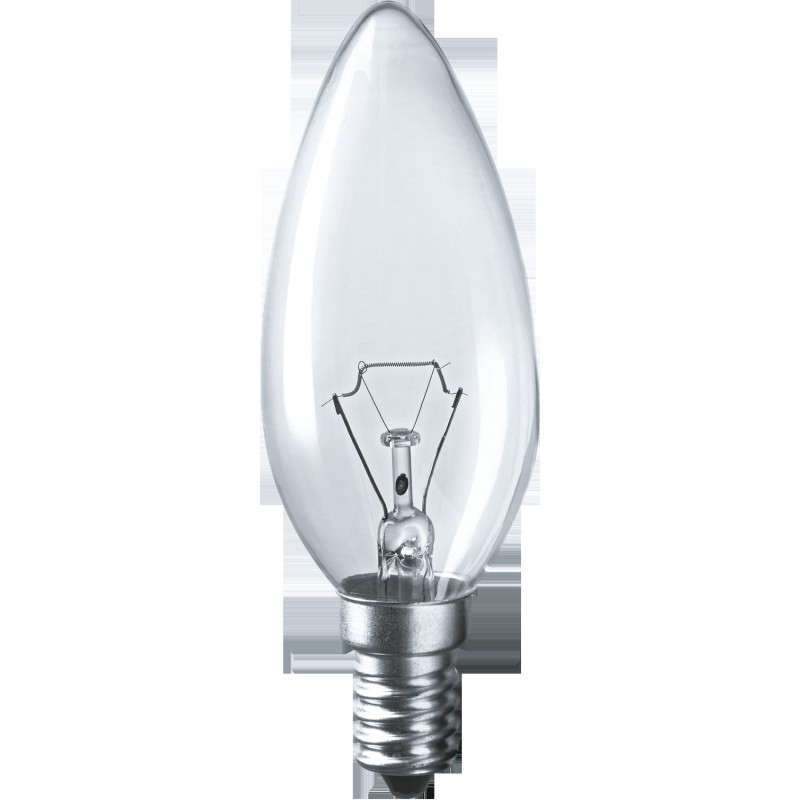 Лампа накаливания декоративная ДС 40вт B35 230в Е14 (свеча)