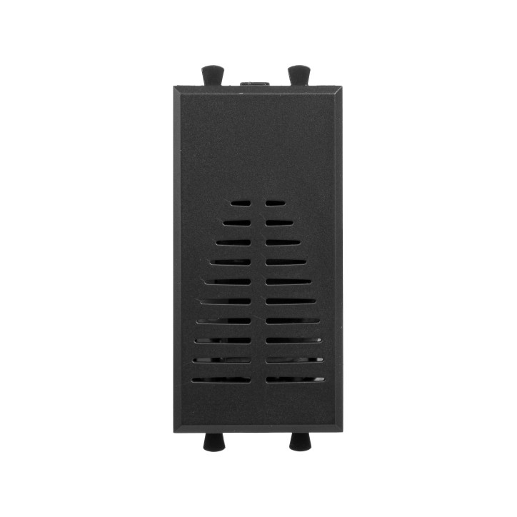 Avanti Звонок модульный, , Черный матовый, 1 модуль