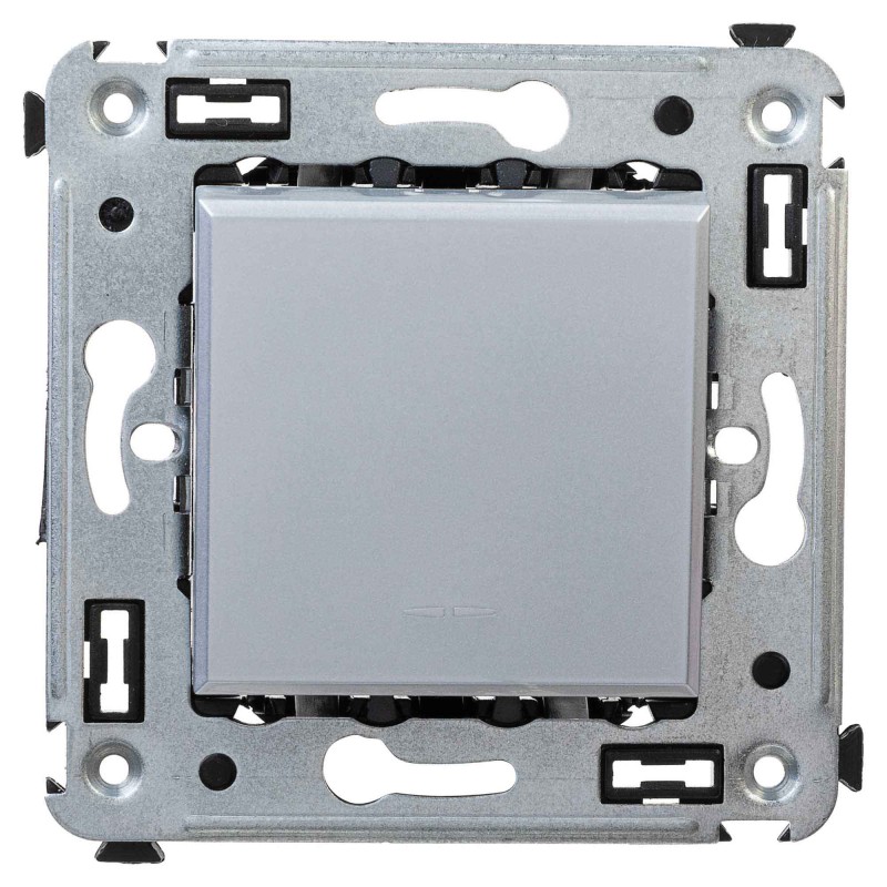 Avanti Инвертор одноклавишный в стену Закаленная сталь (Переключатель сх.7)