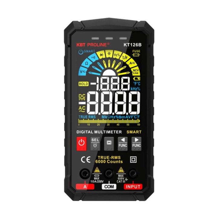 Мультиметр цифровой KT 126В серия PROLINE Мультиметр цифровой KT 126В серия PROLINE