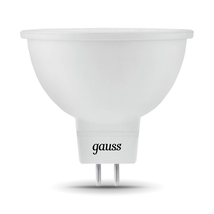 Лампа светодиодная LED 7 Вт 600 лм 3000К софит MR16 теплый GU5.3 AC 220В Black Gauss Лампа светодиодная LED 7 Вт 600 лм 3000К софит MR16 теплый GU5.3 AC 220В Black Gauss