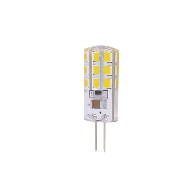 PLED-G4 3w 2700K 200Lm 220V (силикон, d11*38мм) Jazzway