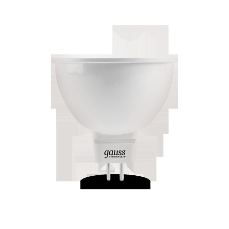 Лампа светодиодная LED 5.5 Вт 450 лм 4100К софит MR16 нейтральный GU5.3 AC 220В Elementary Gauss