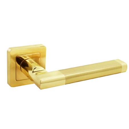 Ручка на круглой накладке (комплект). АЛЛЮР АРТ ВЕНСАН SB/PB (2676) золото матовое