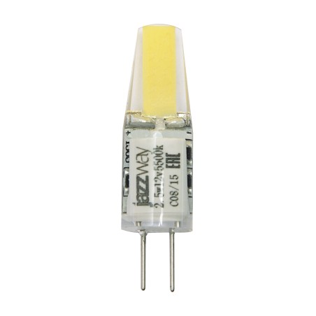 Лампа светодиодная LED 2.5вт G4 12B 200Lm теплый белый COB