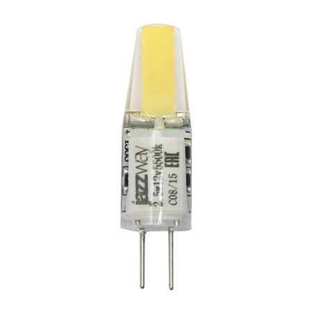 PLED-G4 COB 2.5w 200Lm 3000K 12В (силикон 10*39мм) Jazzway