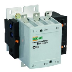 Контактор 150А 220В АС3 1НО+1НЗ КМ-103