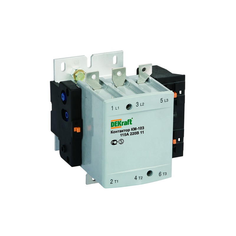 Контактор 150А 220В АС3 1НО+1НЗ КМ-103