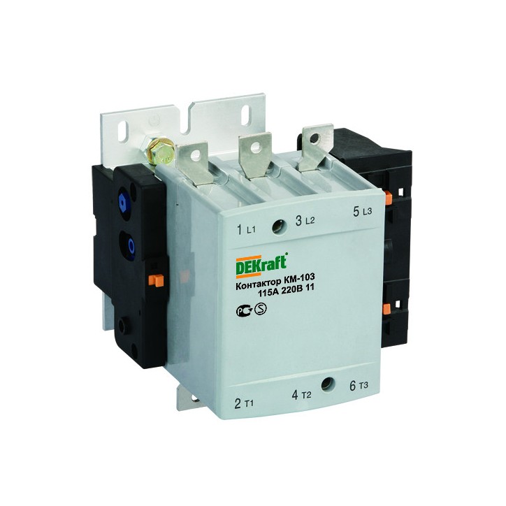 Контактор 150А 220В АС3 1НО+1НЗ КМ-103