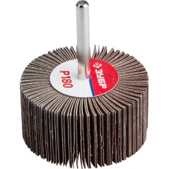 Круг шлифовальный лепестковый d 60X30 мм, P180, на шпильке d 6 мм, Профессионал