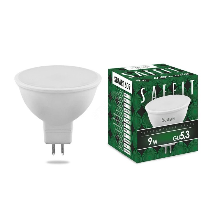 Лампа светодиодная LED 9вт 230в GU5.3 белый Лампа светодиодная LED 9вт 230в GU5.3 белый
