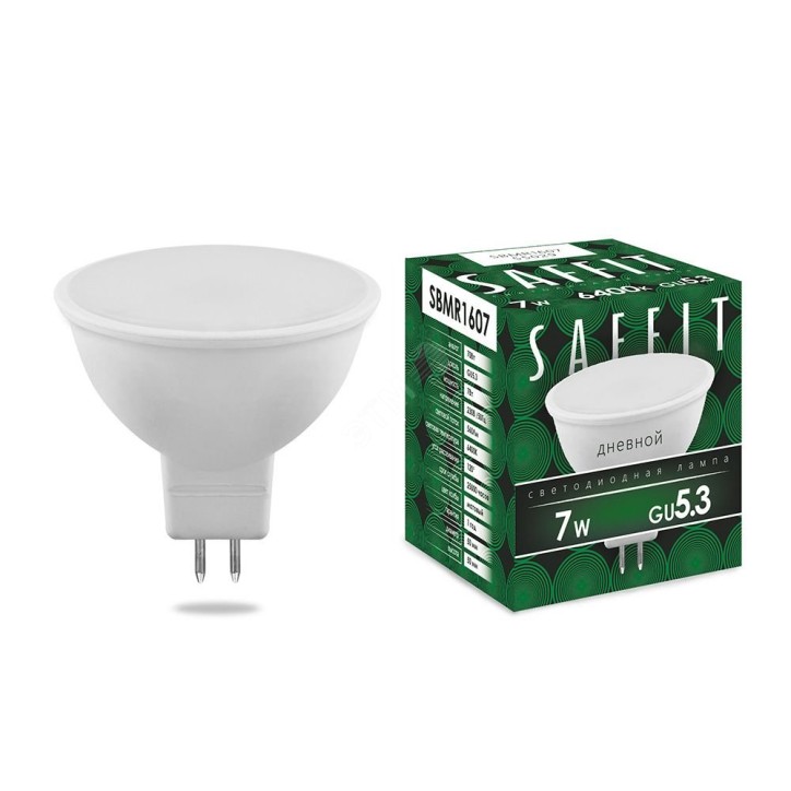 Лампа светодиодная LED 7вт 230в GU5.3 дневной Лампа светодиодная LED 7вт 230в GU5.3 дневной