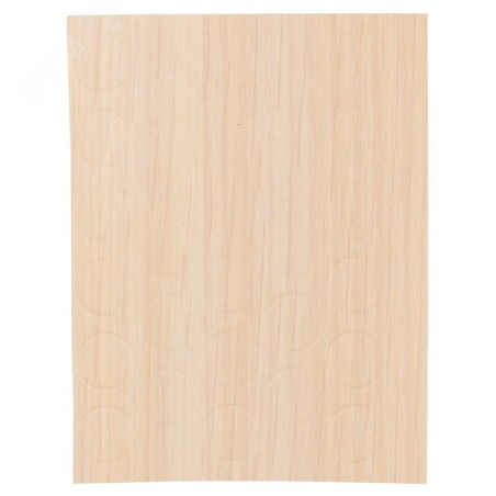 Заглушка самоклеящаяся D14 дуб беленый (50 шт.)