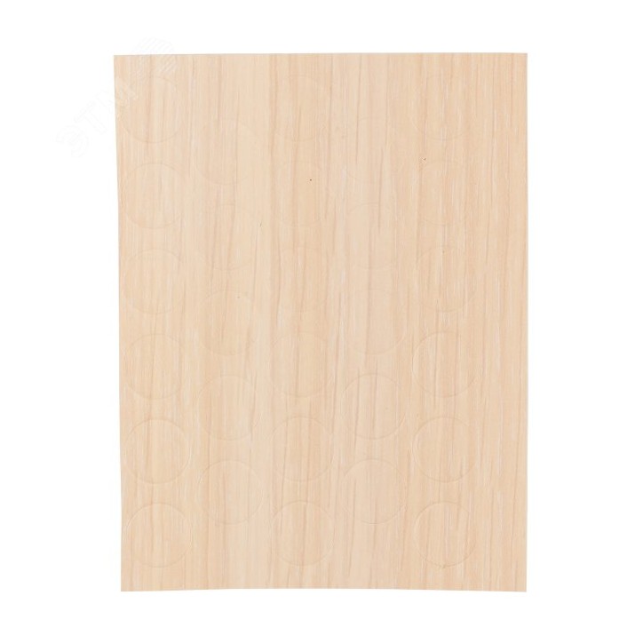 Заглушка самоклеящаяся D14 дуб беленый (50 шт.)