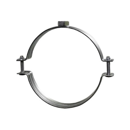 Хомут вентиляционный MAYER 125 - без резинового профиля, М8, боковой винт 6x22
