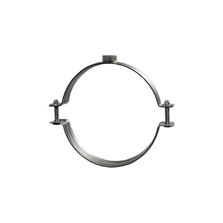 Хомут вентиляционный MAYER 125 - без резинового профиля, М8, боковой винт 6x22 Хомут вентиляционный MAYER 125 - без резинового профиля, М8, боковой винт 6x22