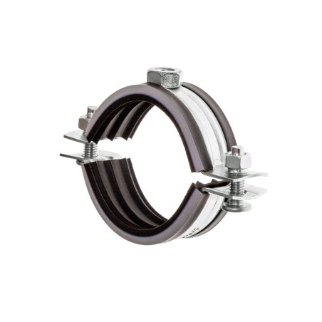 Хомут вентиляционный MAYER 400 - с резиновым профилем, М8. боковой винт 6x30