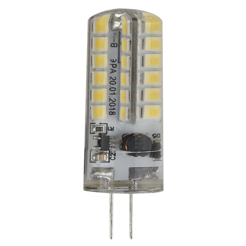 LED лампа JC-3,5W-12V-827-G4 (диод, капсула, 3,5Вт, тепл, G4)