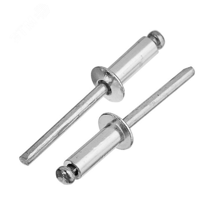 Заклепка вытяжная 4х12 алюминий/углеродистая сталь