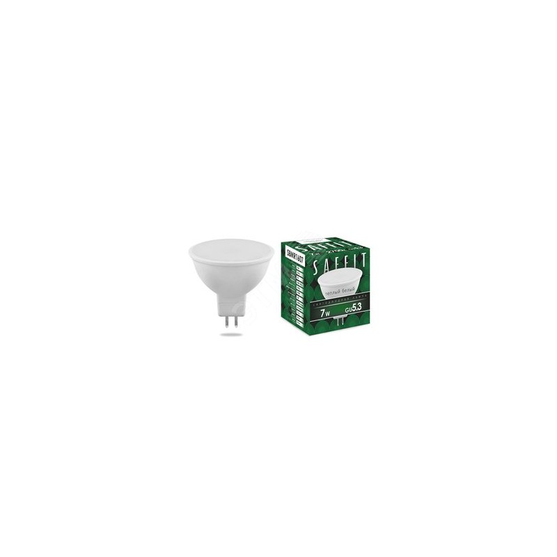 Лампа светодиодная LED 7вт 230в GU5.3 теплый