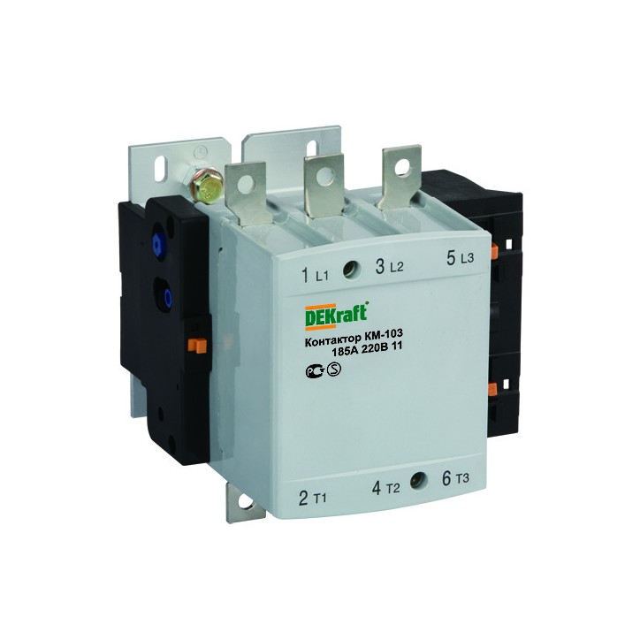 Контактор 185А 220В AC3 1НО 1НЗ КМ-103