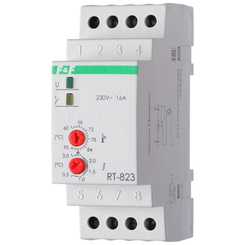 Реле контроля температуры RT-823
