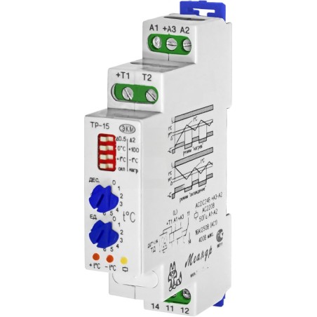 Реле контроля температуры ТР-15 ACDC24B/AC230B УХЛ4 с ТД-2