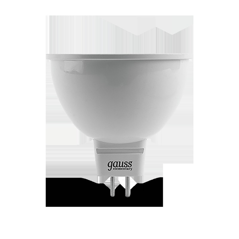 Лампа светодиодная LED 3.5 Вт 300 лм 4100К софит MR16 нейтральный GU5.3 AC 220В Elementary Gauss