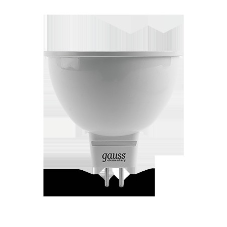 Лампа светодиодная LED 3.5 Вт 300 лм 4100К софит MR16 нейтральный GU5.3 AC 220В Elementary Gauss