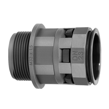 Муфта 23мм труба-коробка DN M32х1.5 полиамид