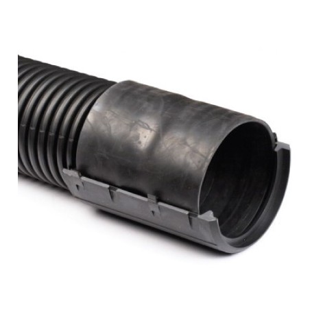 Муфта 110мм разъемная с фиксатором для двустенных-дренажных труб