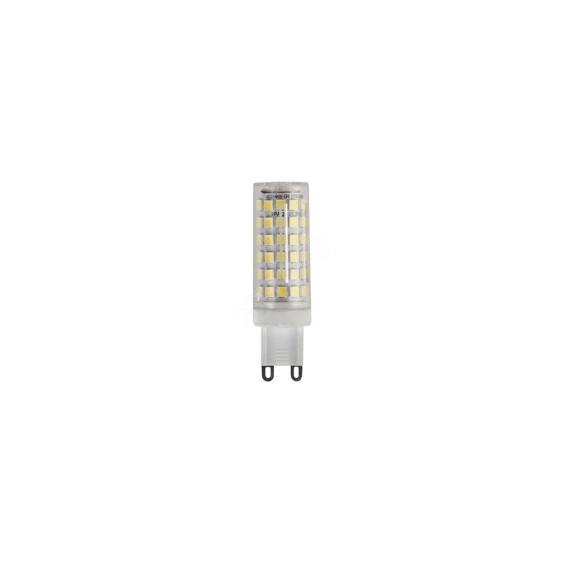 Лампа светодиодная LED 9Вт JCD 2700К G9 теплый капсула