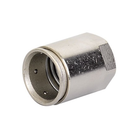 Муфта труба-коробка 63мм IP66/IP67 М63х1.5 внутренняя резьба никелированная латунь