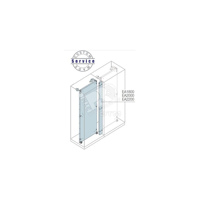Плата монтажная 2000x400мм