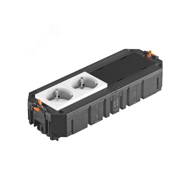 Коробка монтажная укомплектованная UT4 GST18i (2 розетки + 2 заглушки)