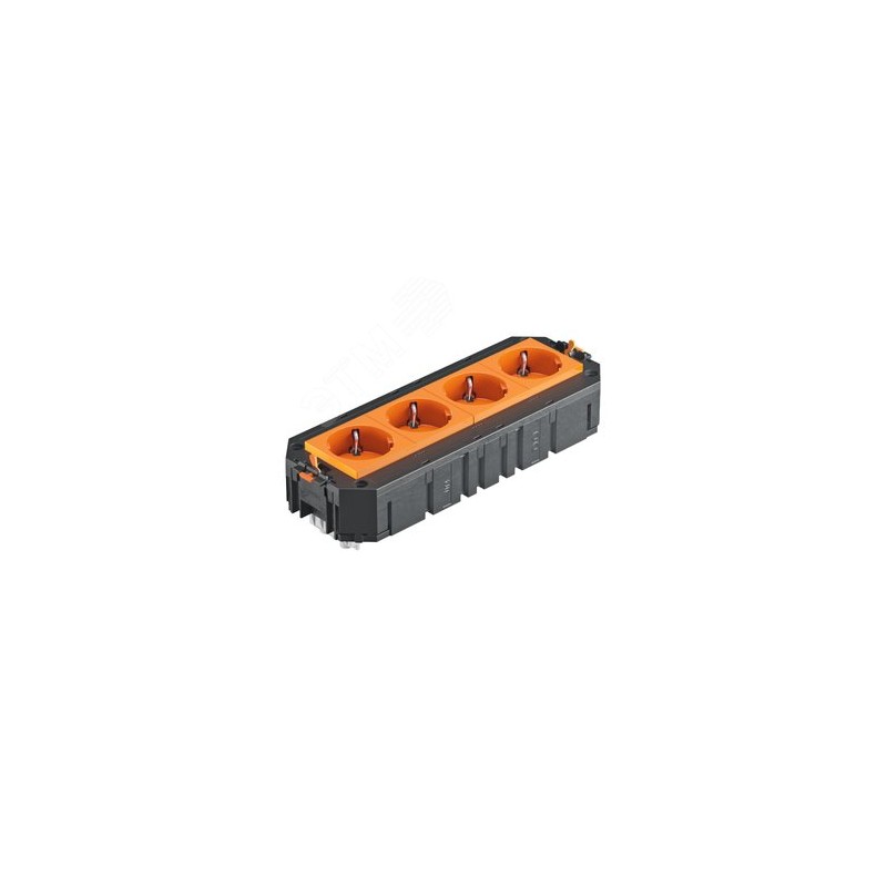 Коробка монтажная укомплектованная UT4 GST18i (4 розетки)