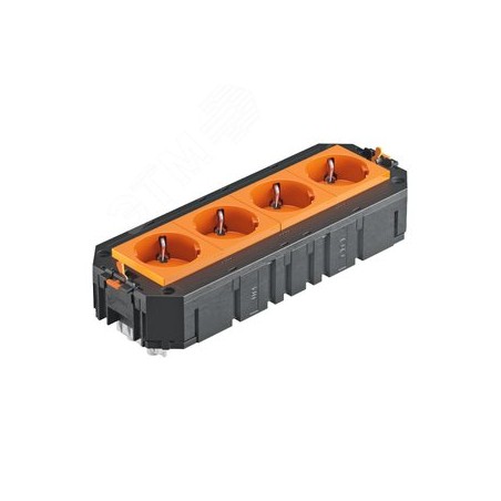 Коробка монтажная укомплектованная UT4 GST18i (4 розетки)