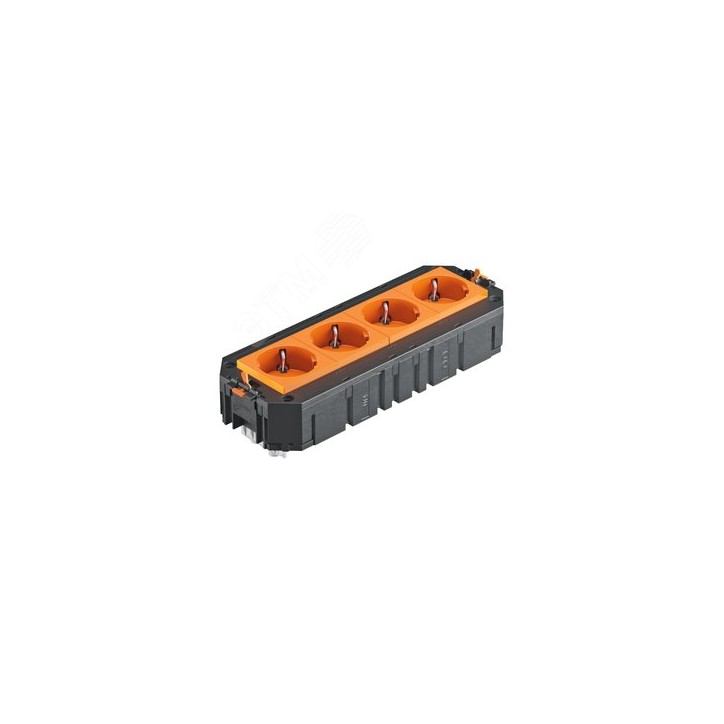 Коробка монтажная укомплектованная UT4 GST18i (4 розетки)