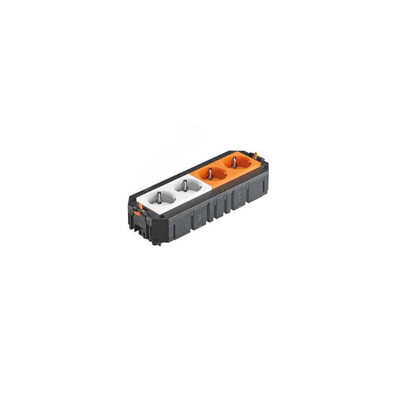 Коробка монтажная укомплектованная UT4 GST18i (2+2 розетки)